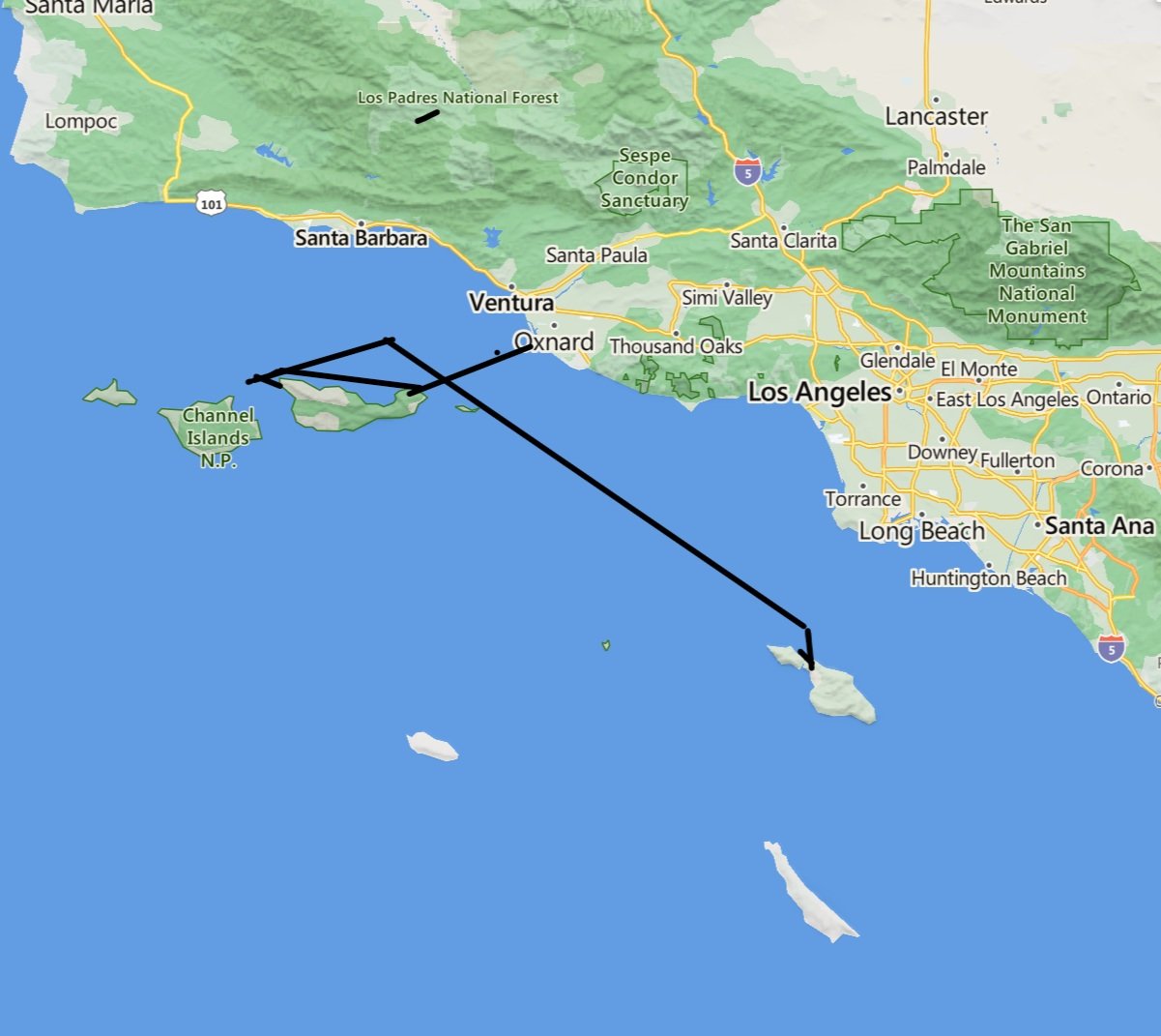 Channel Islands Harbor-Painted Cave-Catalina