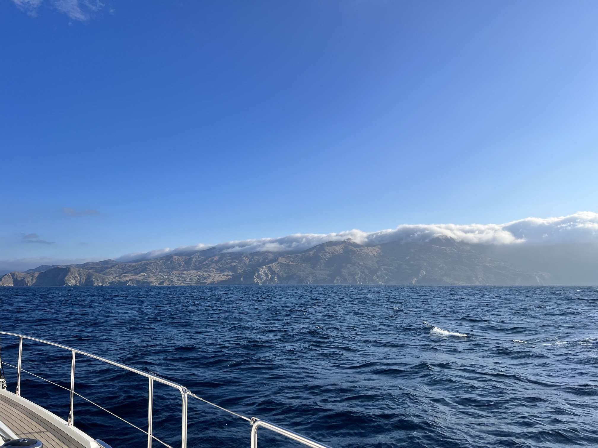 The northeast coast of Catalina Island