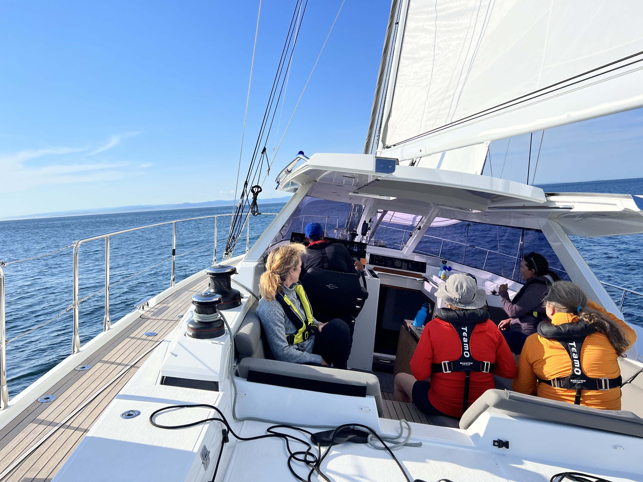 Sailing just off of Port Angeles